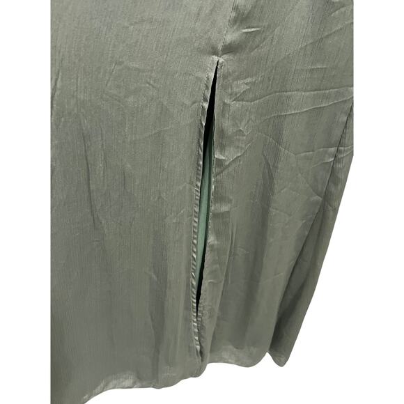 BALTIC BORN WOMENS SIZE XXLARGE PRAGUE SATIN MAXI DRESS GREEN NEW - Picture 11 of 13
